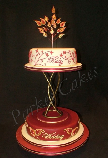 paisley-ruby-anniversary-cake